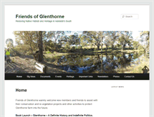 Tablet Screenshot of friendsofglenthorne.org.au